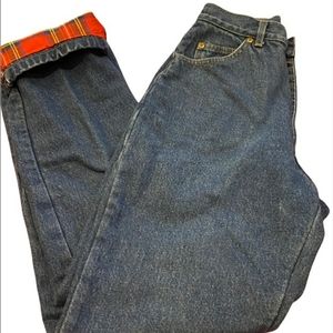 Vintage L.L.Bean flannel lined jeans